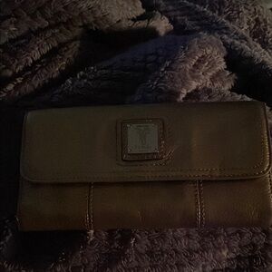 Tignanello Tan Leather Wallet